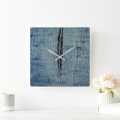 Horloge Carrée Jeans arrachés (Maison)