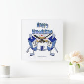 Horloge Carrée Jelly Doughnut (Maison)