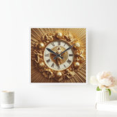 Horloge Carrée Jésus Christ (Maison)