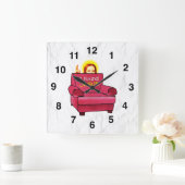 Horloge Carrée Jésus-Christ (Maison)