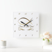 Horloge Carrée Jésus Loves You Wall Clock (Maison)