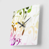 Horloge Carrée Jeu musical (Angle)