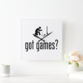 Horloge Carrée Jeux (Maison)