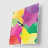 HORLOGE CARRÉE JEUX TRIANGLE (Angle)