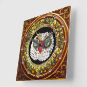 HORLOGE CARRÉE JEWEL OWL (Angle)