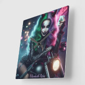 Horloge Carrée Joker's Wild (Angle)