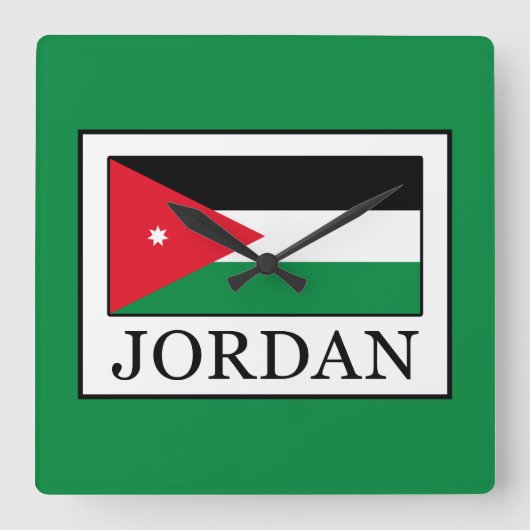 Horloge Carrée Jordanie (Recto)