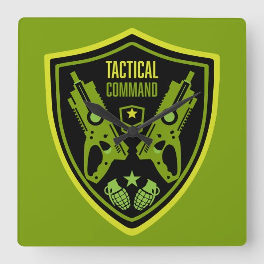 Horloge Carrée Jouet Jouet Jeu de canon Bataille (Recto)