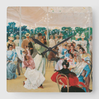 Horloge Carrée Julio Romero De Torres - Foire De Cordoue