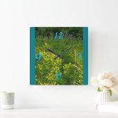 Horloge Carrée Jungle (Maison)