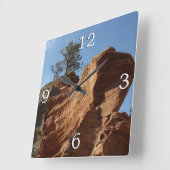 Horloge Carrée Jusqu'à Angels Landing dans le parc national de Si (Angle)