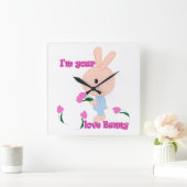 Horloge Carrée J'y vais (Maison)