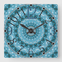 Kaleidoscope / Mandala bleu clair