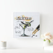 Horloge Carrée Kamikaze (Maison)