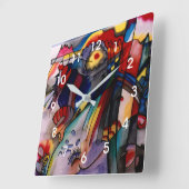 Horloge Carrée Kandinsky - 293 (Angle)