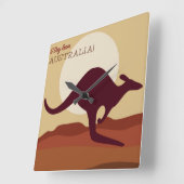 Horloge Carrée Kangaroo externe (Angle)