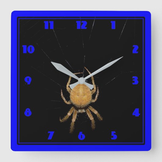 Horloge Carrée Kansas  Square Clock (Recto)