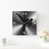 Horloge Carrée Karate Tic Tac (Maison)