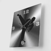 Horloge Carrée Karate Tic Tac (Angle)