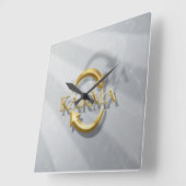 Horloge Carrée KARMA collection set (Angle)