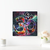 Horloge Carrée Karma OM Universel (Maison)