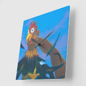 Horloge Carrée Kauai Quiet (Angle)