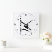 Horloge Carrée Kayak (Maison)