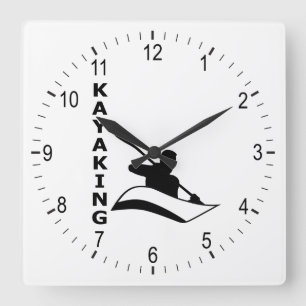 Horloge Carrée Kayak