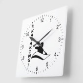 Horloge Carrée Kayak (Angle)