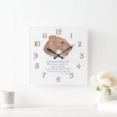 Horloge Carrée Keepsake (Maison)