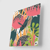 Horloge Carrée King Protea I (Angle)