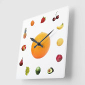 Horloge Carrée kitchen clock (Angle)