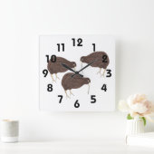 Horloge Carrée Kiwi Clock (Maison)