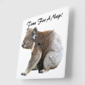 Horloge Carrée Koala (Angle)