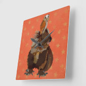 HORLOGE CARRÉE KOALA BEAR & OWL (Angle)