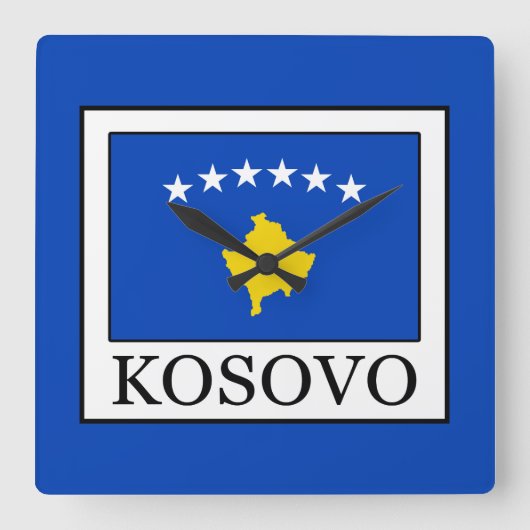Horloge Carrée Kosovo (Recto)