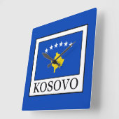 Horloge Carrée Kosovo (Angle)