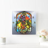 Horloge Carrée Krishna (Maison)