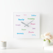 Horloge Carrée Kwig Life TM (Maison)