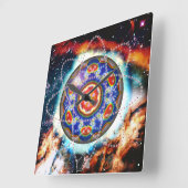 Horloge Carrée Kyron Orbz  (Angle)