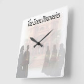 Horloge Carrée La couverture de The Zoerc Discoveries (Angle)
