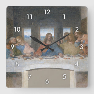 Horloge Carrée La Dernière Cène, Léonard de Vinci