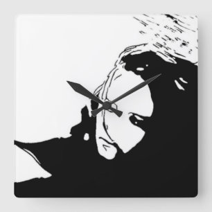 Horloge Carrée La femme de Lot