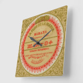 Horloge Carrée La Flor De La Maria (Angle)