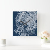 Horloge Carrée La Garuda (Maison)