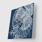 Horloge Carrée La Garuda (Angle)