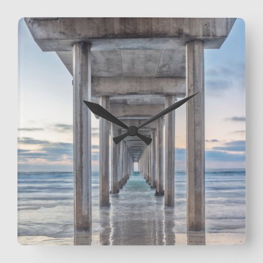 Horloge Carrée La Jolla, Scripps Pier (Recto)