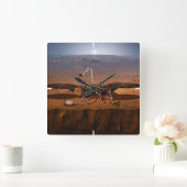 Horloge Carrée La Lander de l'Insight (Maison)