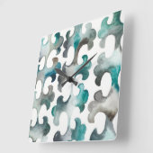 Horloge Carrée La Mer (Angle)