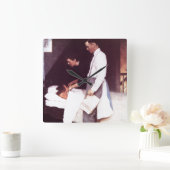 Horloge Carrée La Peur (Maison)